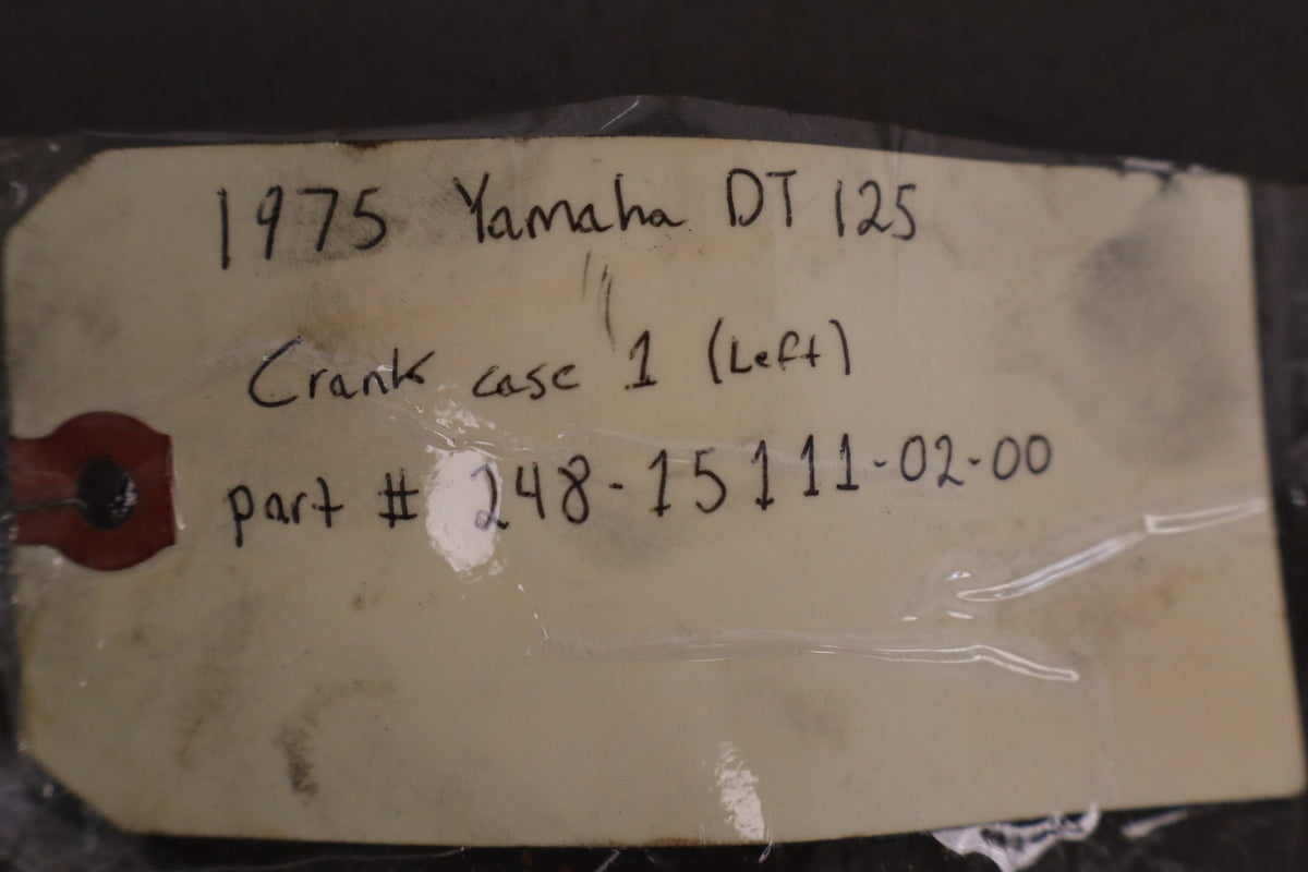 1974-1976 Yamaha DT125 Left Crankcase OEM 248-15111-02-00 LH
