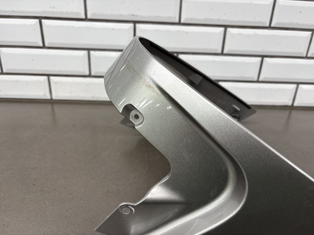 2006-2011 Yamaha FJR1300 Fuel Tank Front Cover Panel Silver OEM 3P6-24129-00-P0
