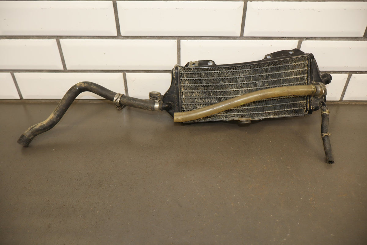 1990-1993 Kawasaki KX250 Left Right OEM Radiator Set with Hoses