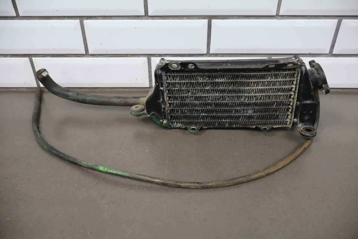 1990-1993 Kawasaki KX250 Left Right OEM Radiator Set with Hoses