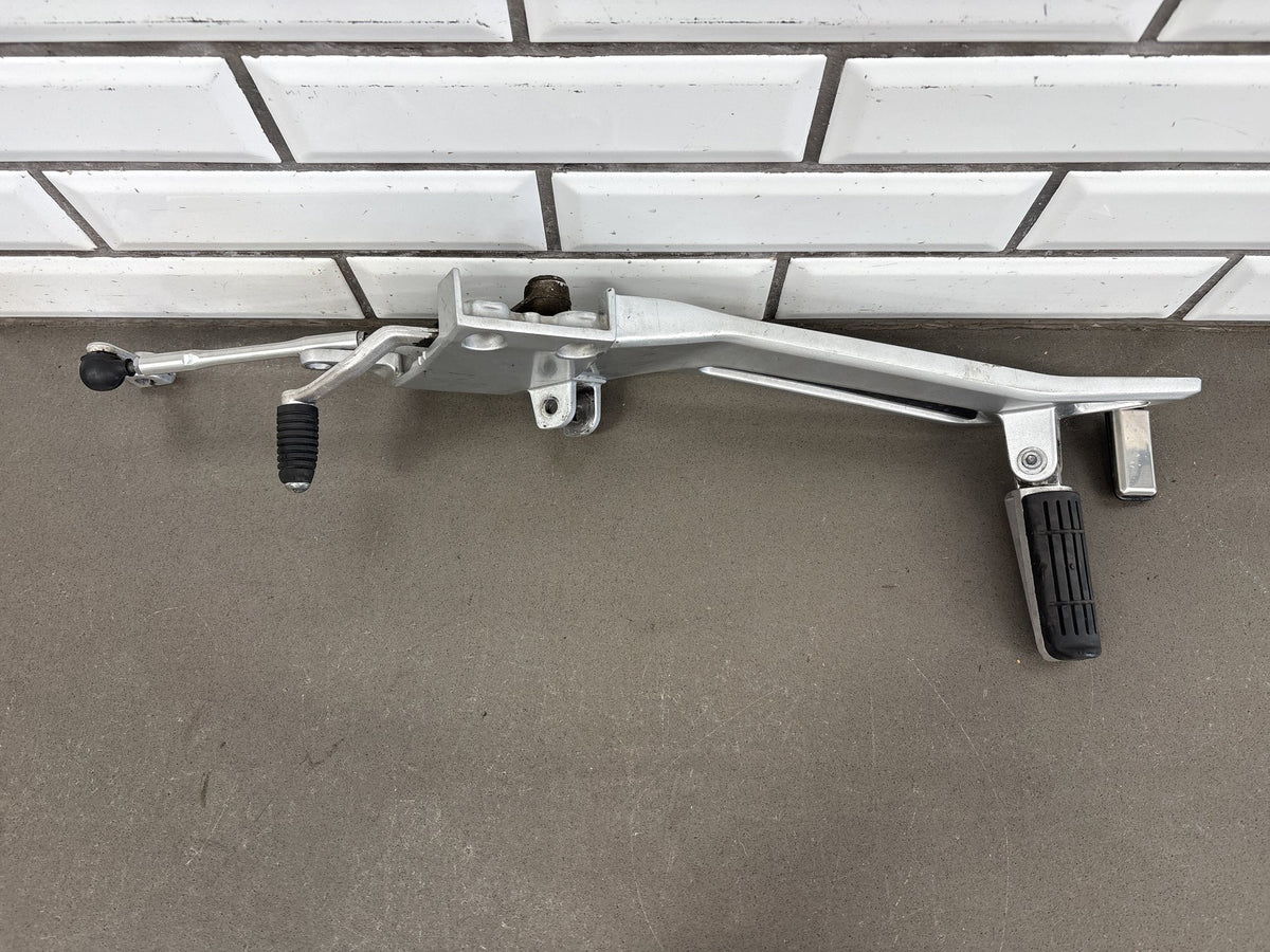 2006-2011 Yamaha FJR1300A Rearsets Brackets Pair Shift Lever Brake Pedal Silver