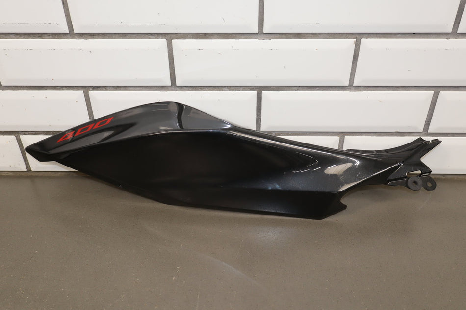 2018-2023 Kawasaki Ninja 400 Right Rear Tail Fairing Cowl Black OEM RH EX400
