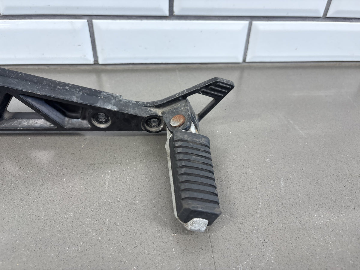 1983 Kawasaki GPZ750 ZX750A Left Rearset Foot Pegs Bracket OEM