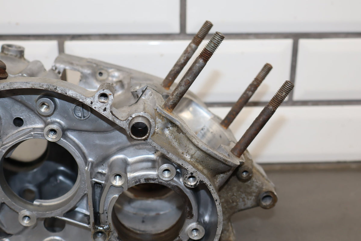 1975 Suzuki RV125 Left Right Engine Crankcase Crank Cases Block OEM