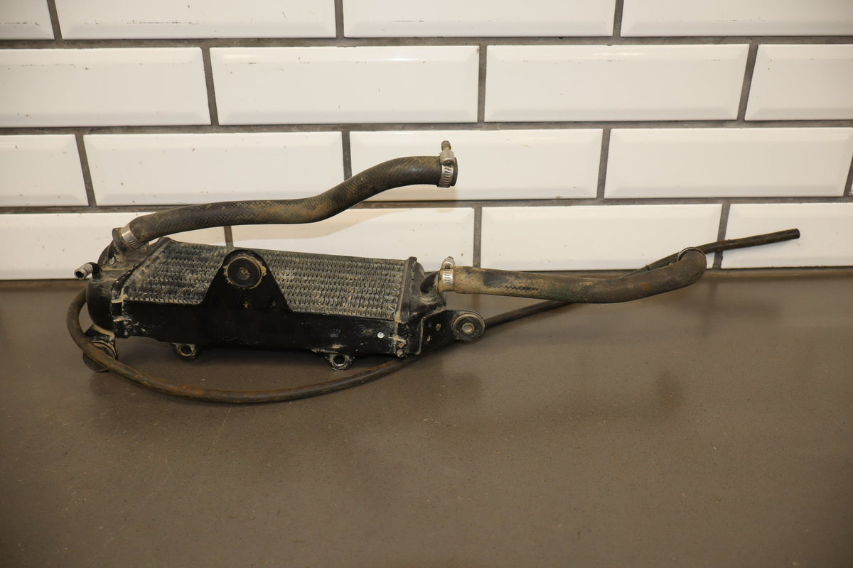 1990-1993 Kawasaki KX250 Left Right OEM Radiator Set with Hoses
