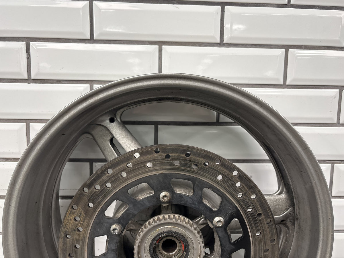 2004-2007 Yamaha FJR1300 Rear Wheel Rim 17x5.50 With Rotor ABS Ring Hub OEM