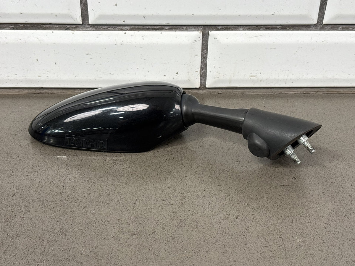 2000 Honda Super Hawk 1000 VTR1000F Right Mirror Emgo Black Fairing Mount