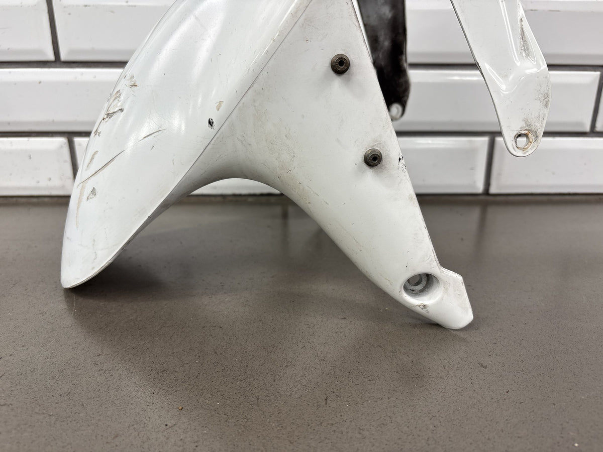 2004-2010 Aprilia RSV1000R Front Fender Mudguard White OEM