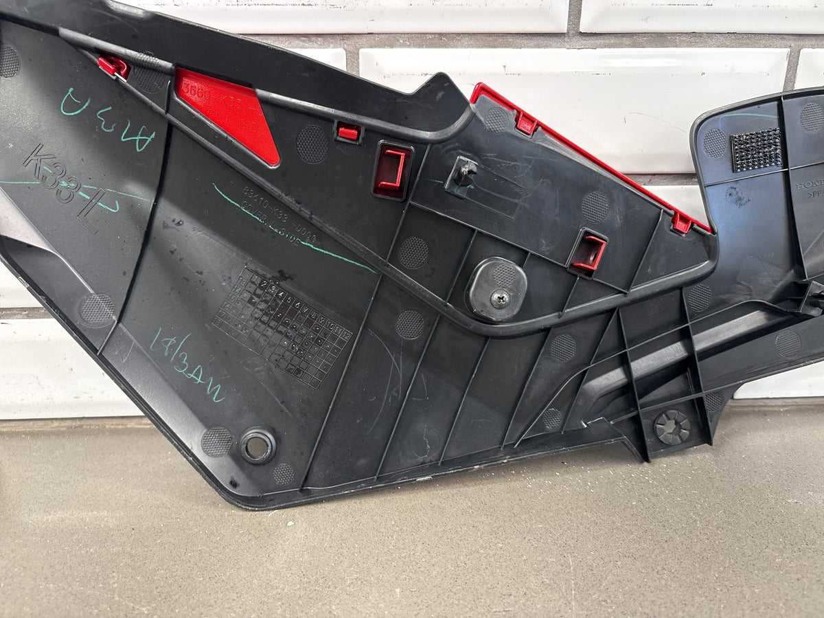 2017 Honda CBR300R Left Mid Side Fairing Panel Red OEM