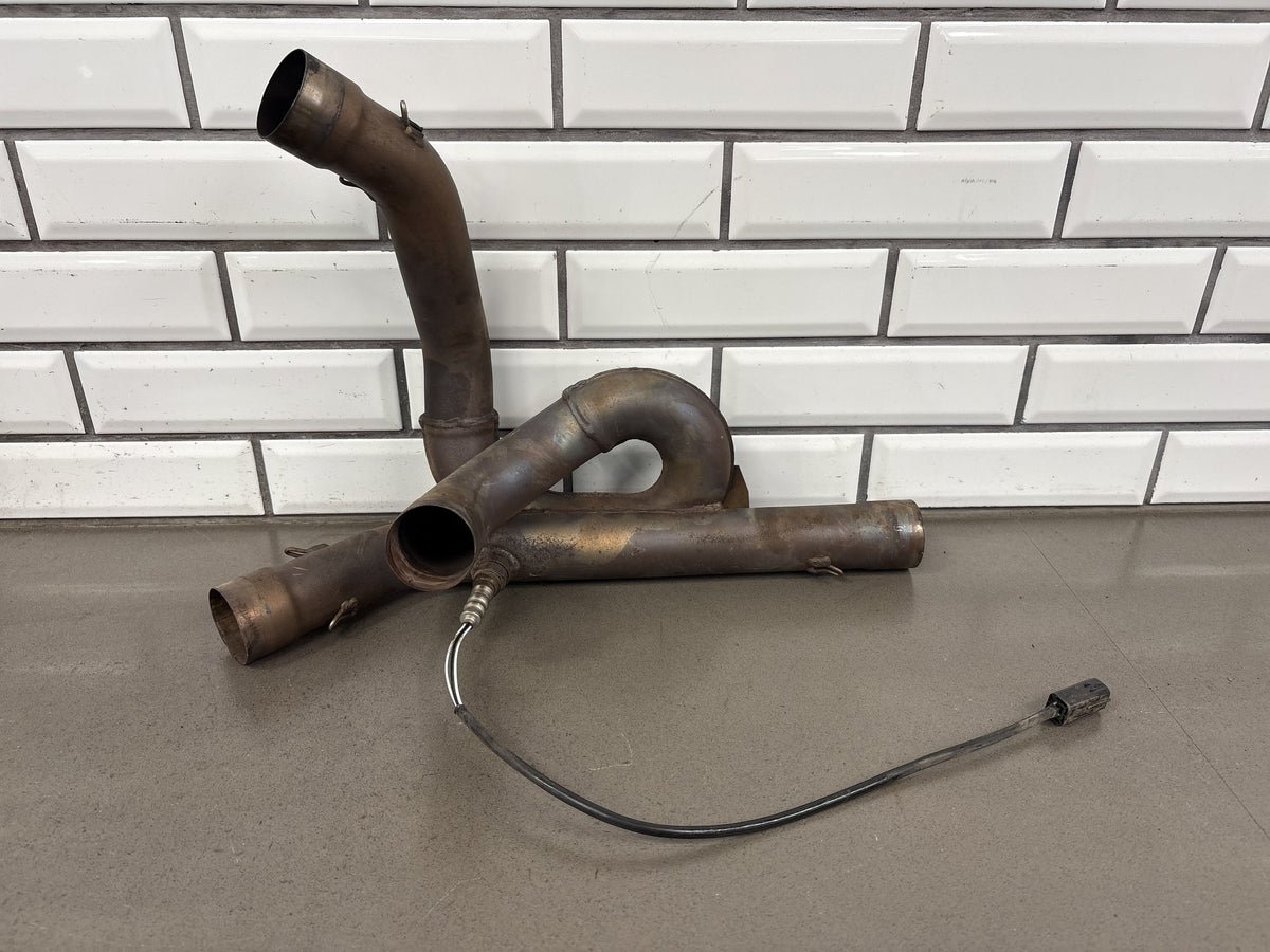 2004-2010 Aprilia RSV 1000 R Exhaust Collector Pipe Assembly OEM
