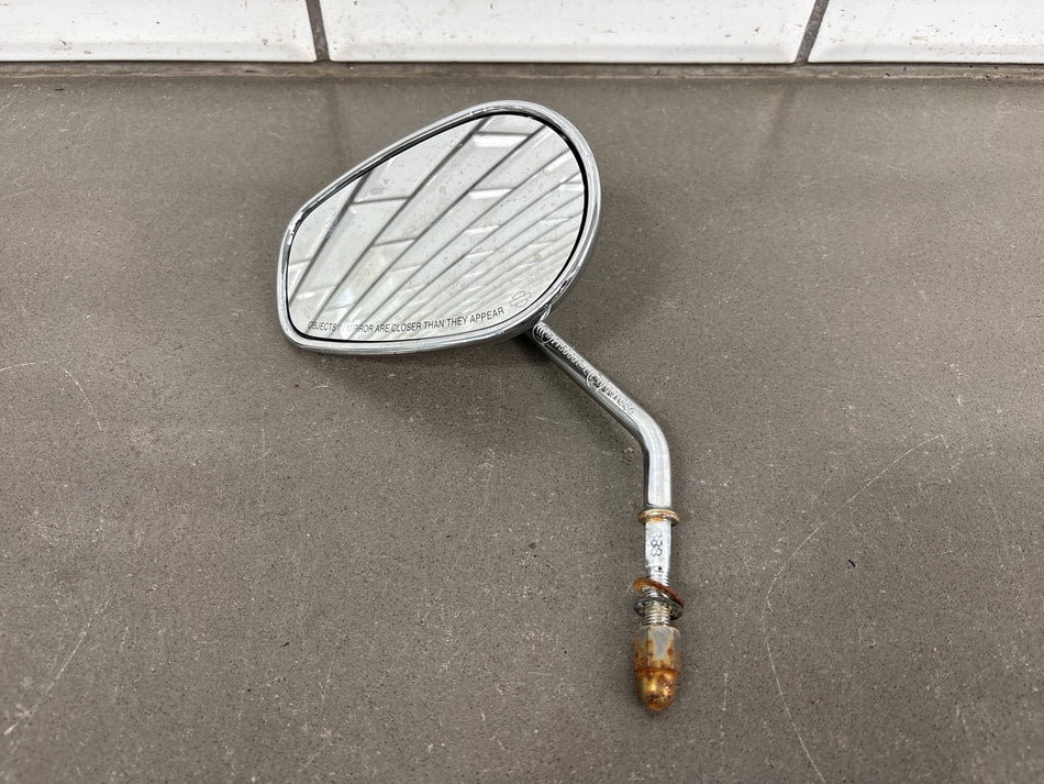 2006 Harley Dyna Super Glide FXDI Left Rear View Mirror Chrome OEM