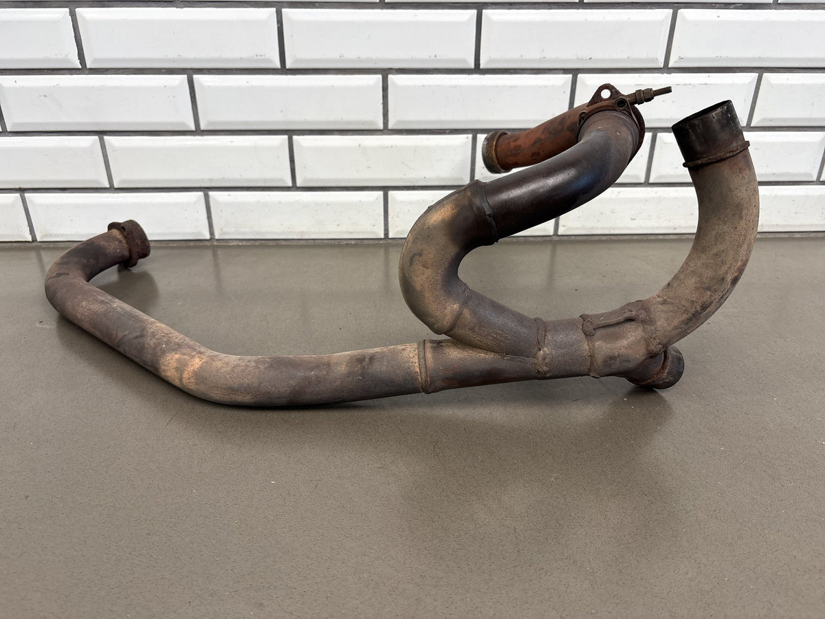 2000 Honda Super Hawk 1000 VTR1000F Exhaust GPR Slip On Mufflers Headers Rusty