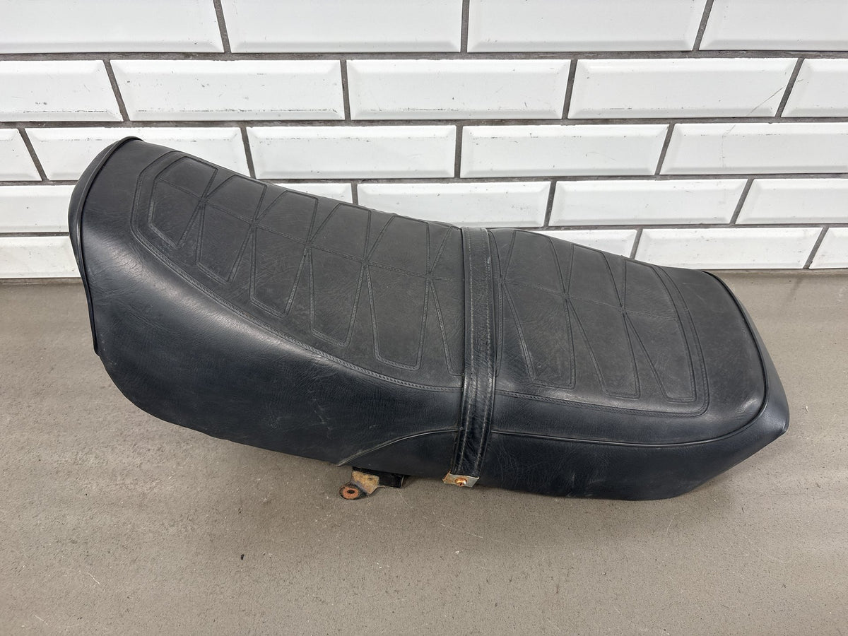 1979-1982 Honda CB750 Super Sport OEM Seat Assembly Foam Pan Cover Black Vintage