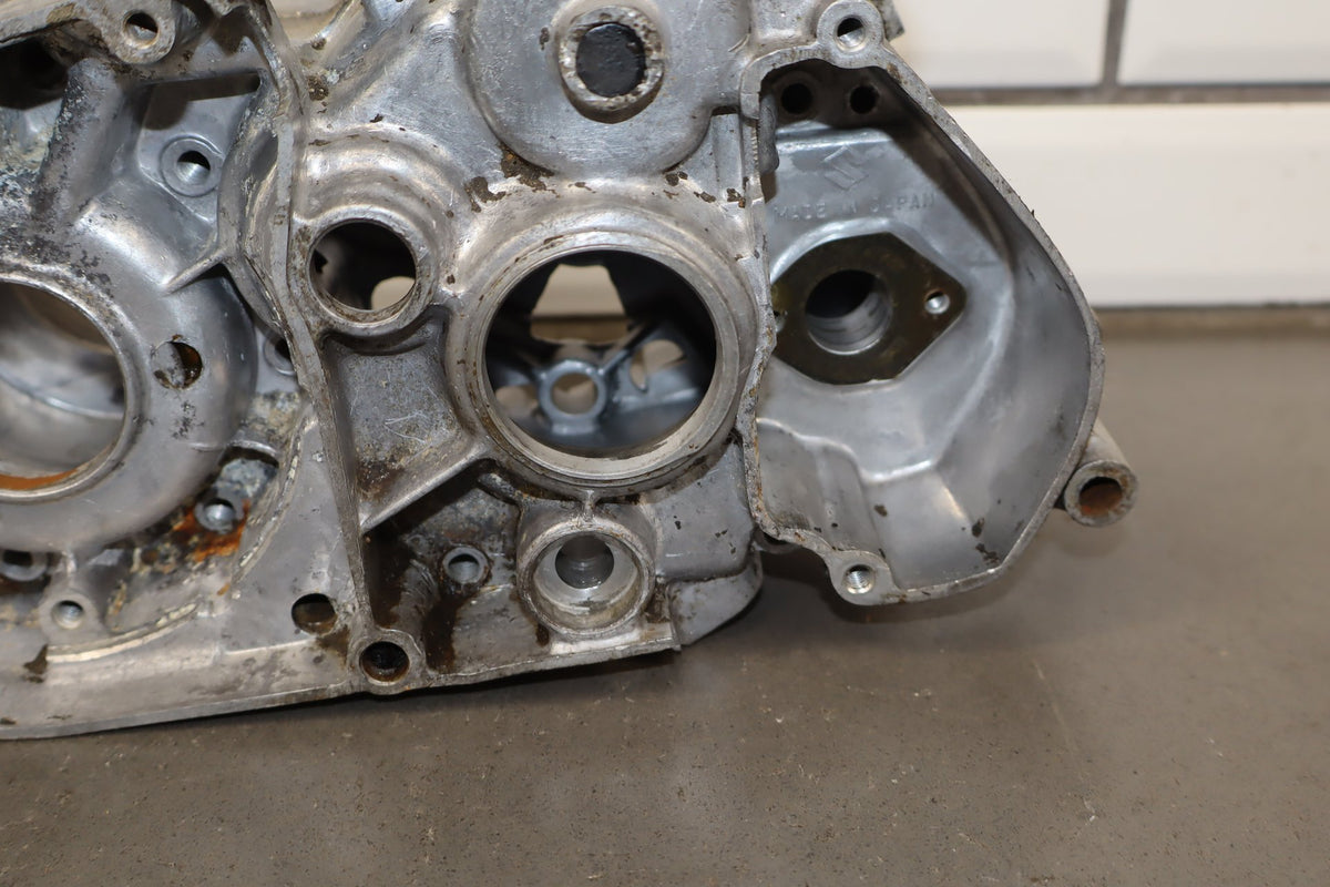 1975 Suzuki RV125 Left Right Engine Crankcase Crank Cases Block OEM