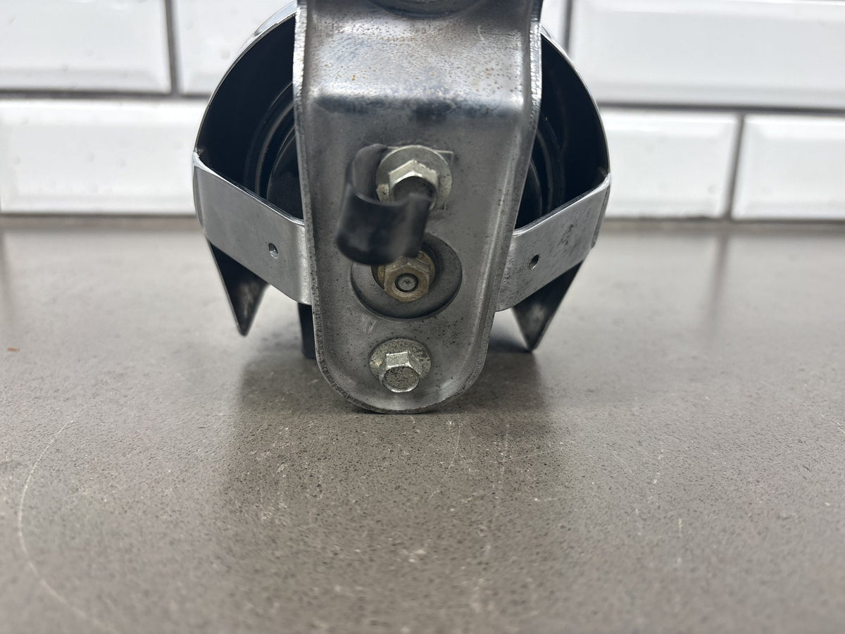 2001-2005 Harley Road King FLHR FLHRCI Horn Chrome Cover Bracket OEM 69060-90F