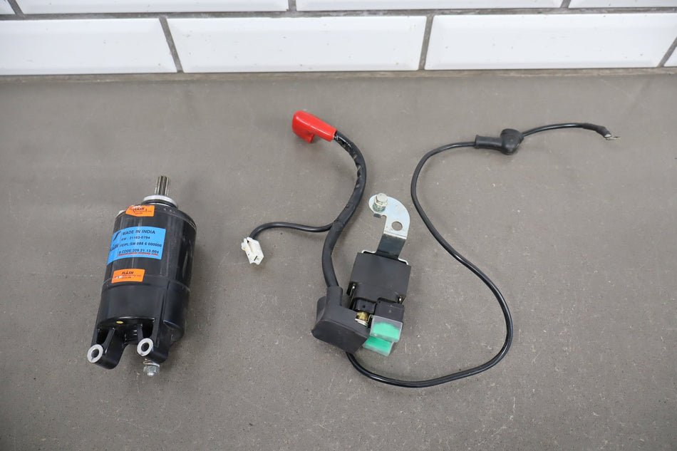 2018-2023 Kawasaki Ninja 400 Z400 OEM Starter with Relay 21163-0782 EX400 Bike