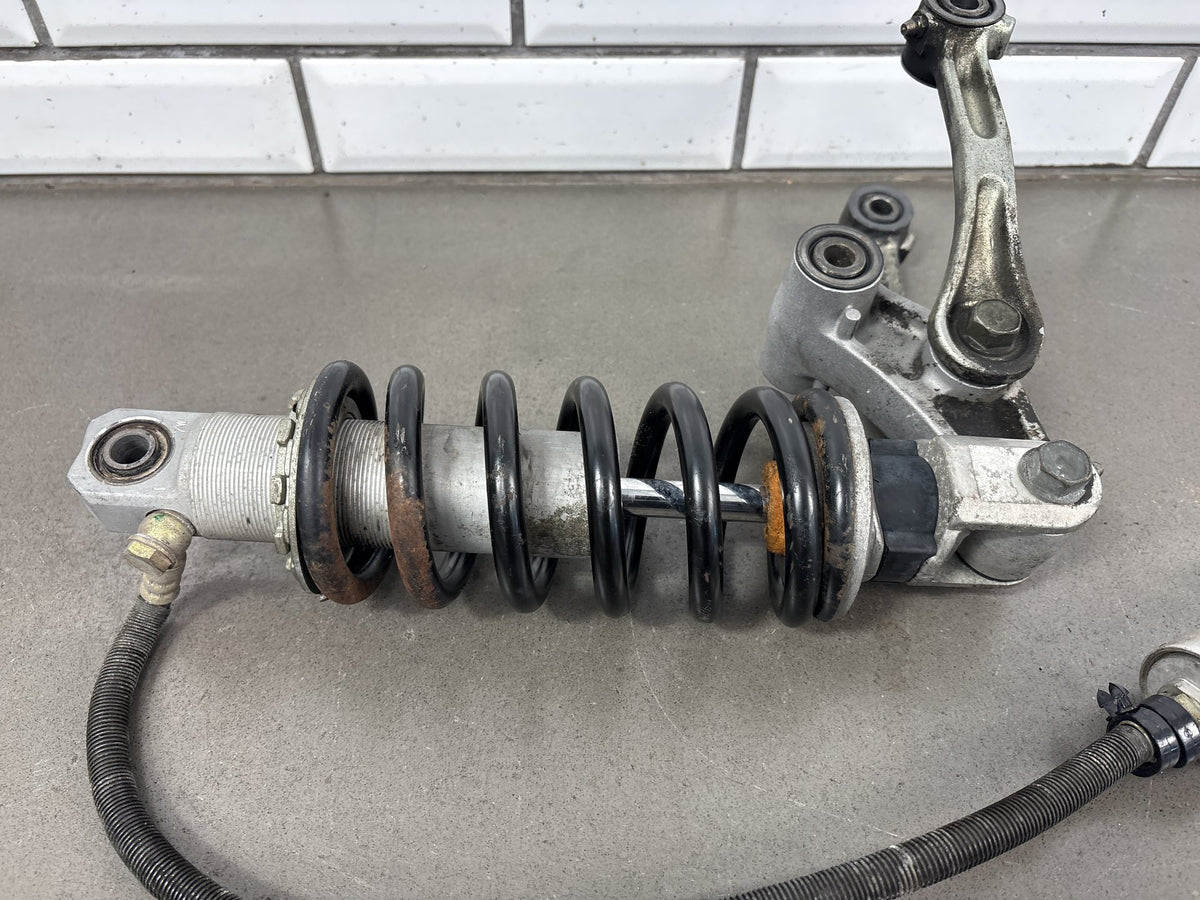 1990-1993 Kawasaki Ninja ZX-11 ZX1100C Rear Shock With Linkage OEM 45014-1465