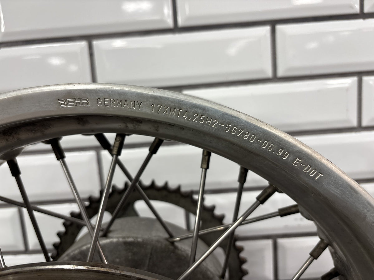 2000 Triumph Tiger 900 T709 Rear Spoke Wheel OEM T2010206
