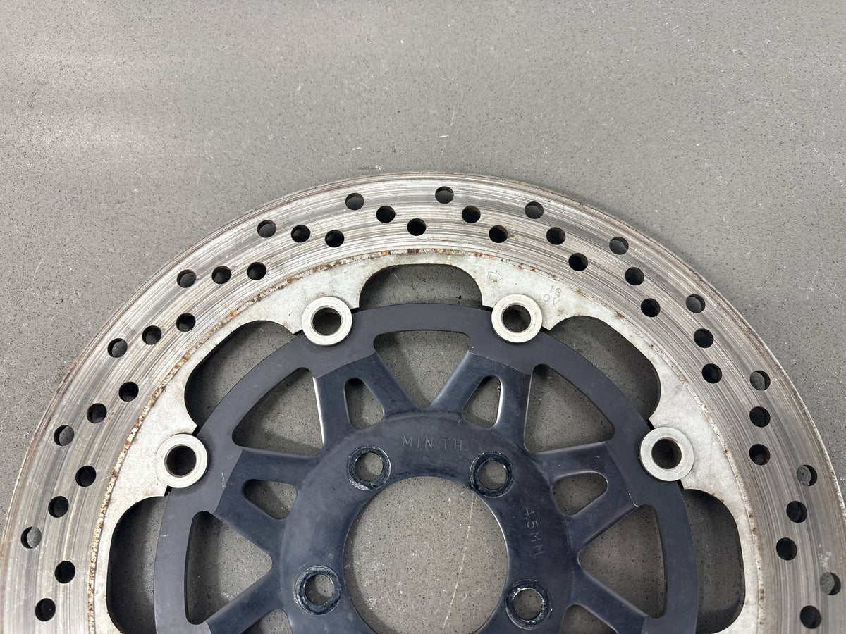 90-91 Kawasaki Ninja ZX-11 ZX1100C Right Front Brake Disc Rotor 41080-1285-FF