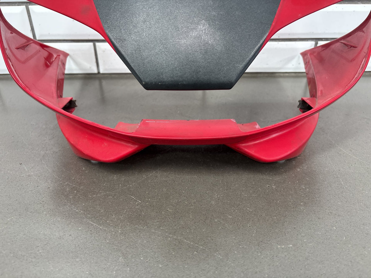 1999-2002 Yamaha YZF-R6 Upper Front Fairing Nose Cowl Red OEM
