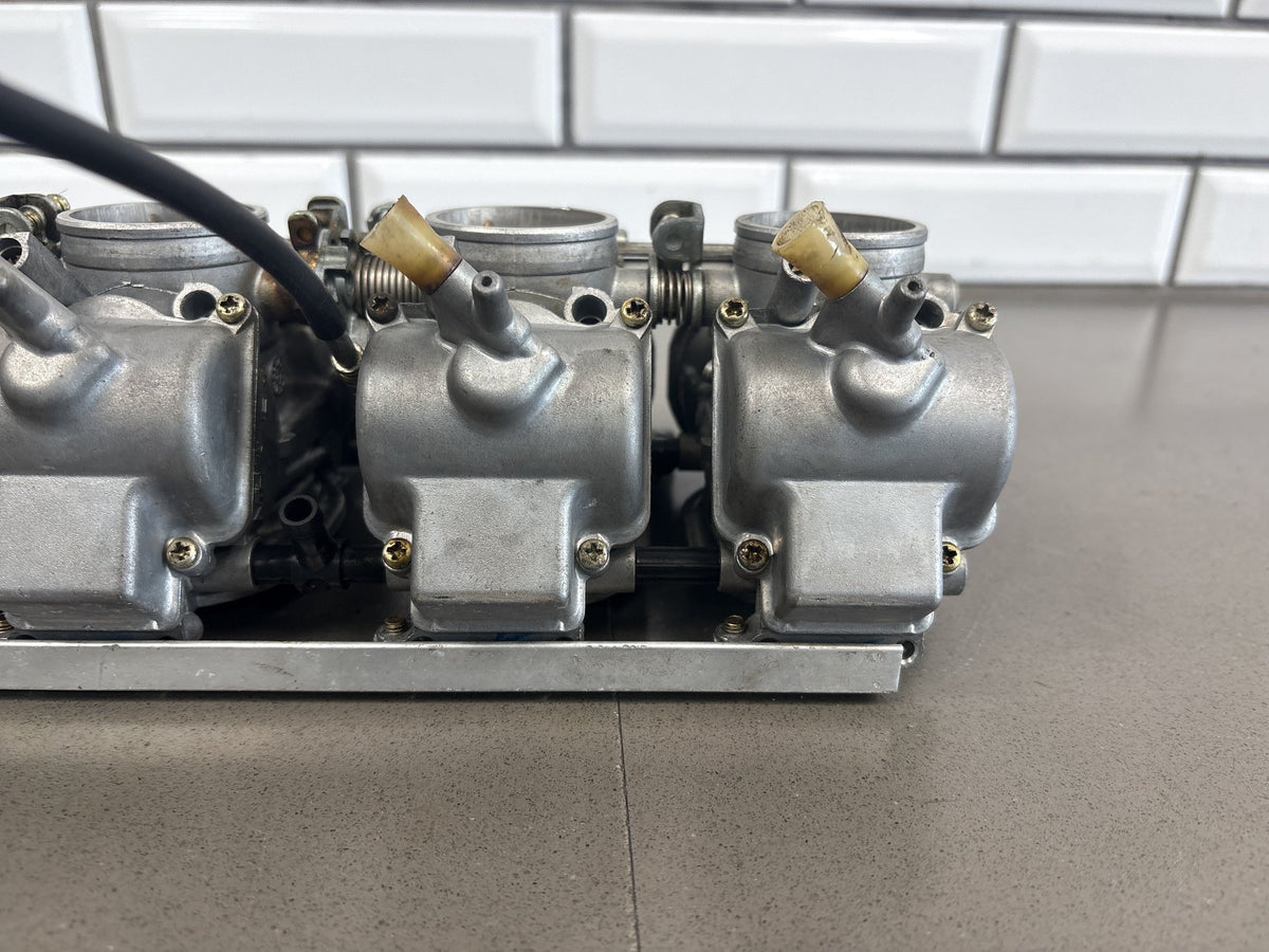 1991-1993 Kawasaki Ninja ZX-11 ZX1100C Carburetor Bank Carbs Keihin 15001-1746
