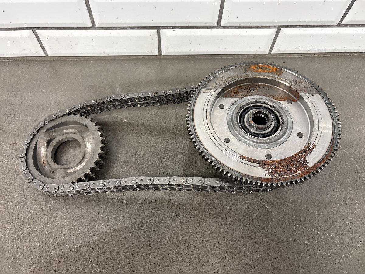 2006 Harley Dyna FXDI TC88 Primary Clutch Compensator Chain Kit Surface Rust