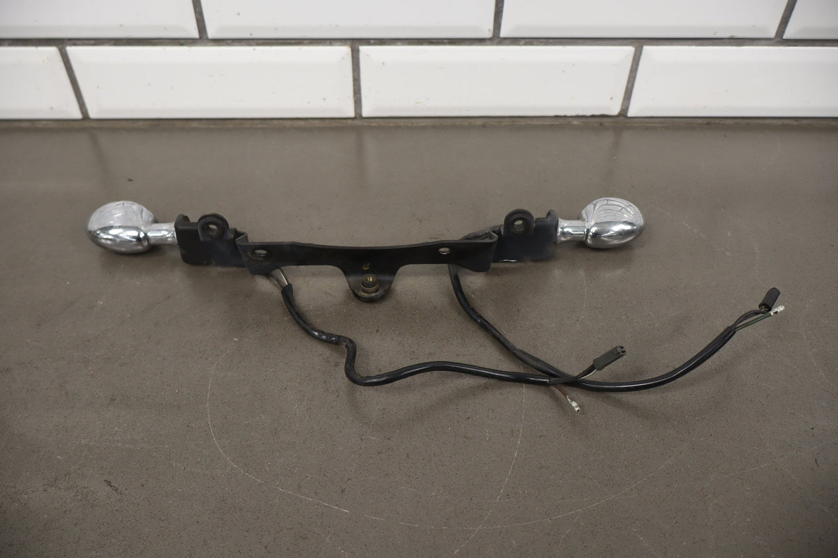 2001-03 Suzuki VL800 Volusia Front Turn Signal Set OEM with Bracket/Mount