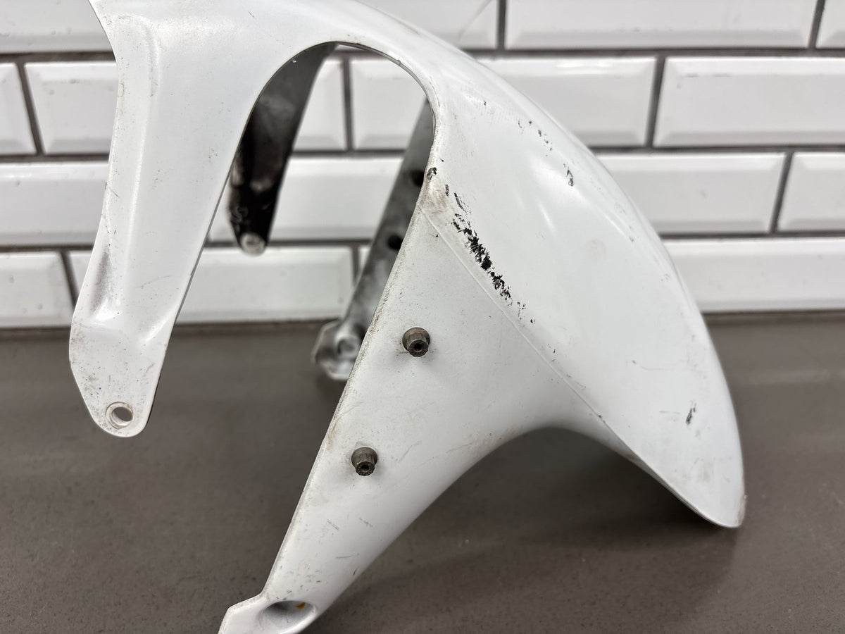 2004-2010 Aprilia RSV1000R Front Fender Mudguard White OEM