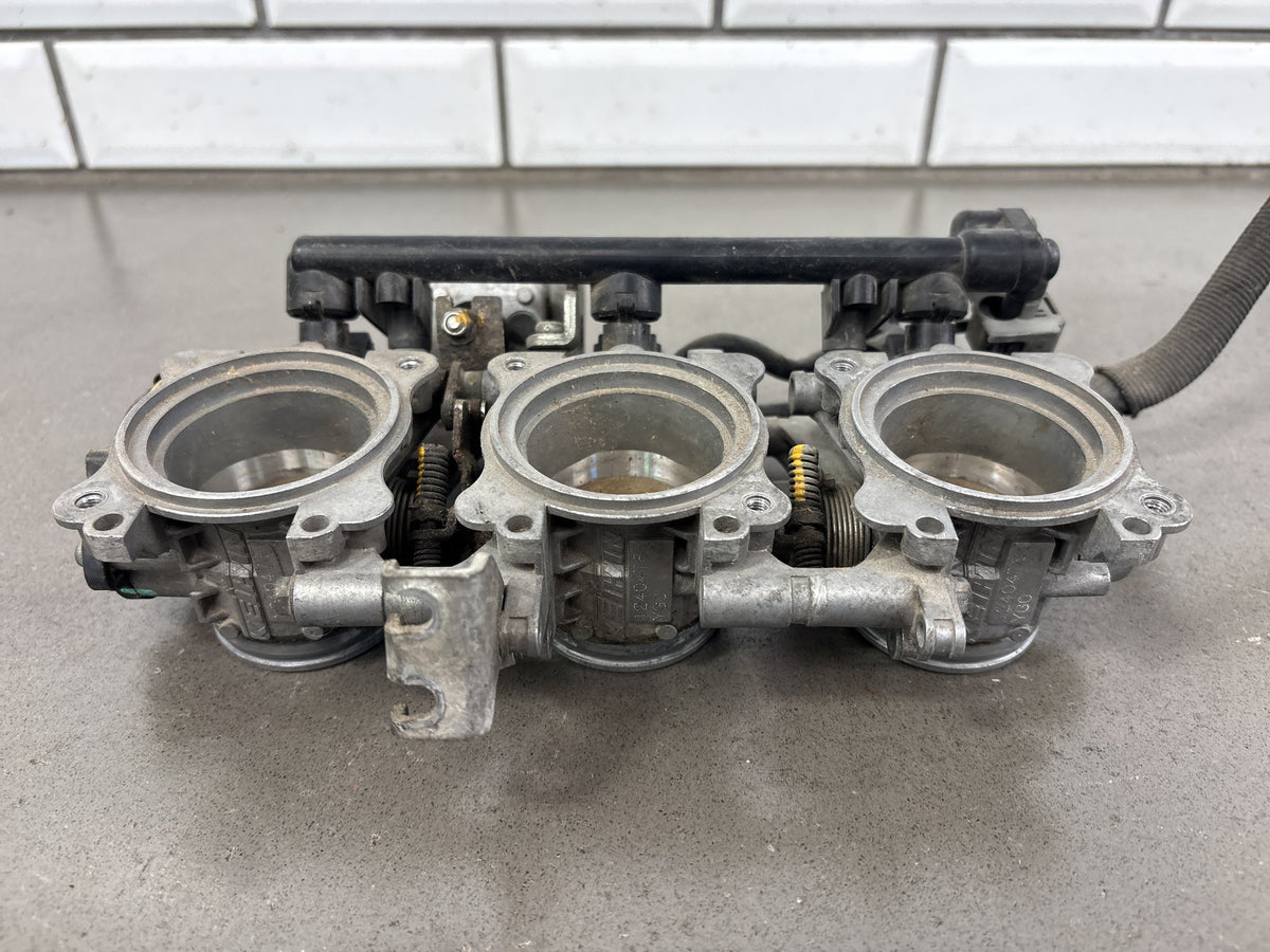 2008-2012 Triumph Street Triple 675 Throttle Bodies with Fuel Rail Injectors OEM