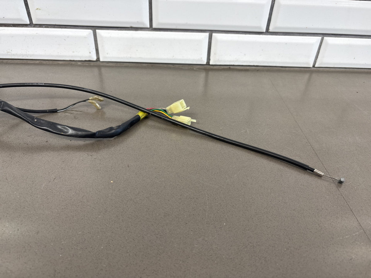 1999-2007 Yamaha YZF600R 3K Mile Left Switch Housing Black Choke Lever Cable OEM