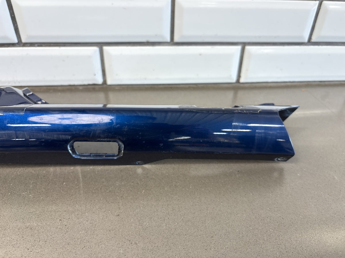 2006-2013 Yamaha FJR1300 Right Tail Side Cover Blue Cracked OEM 3P6-2472K