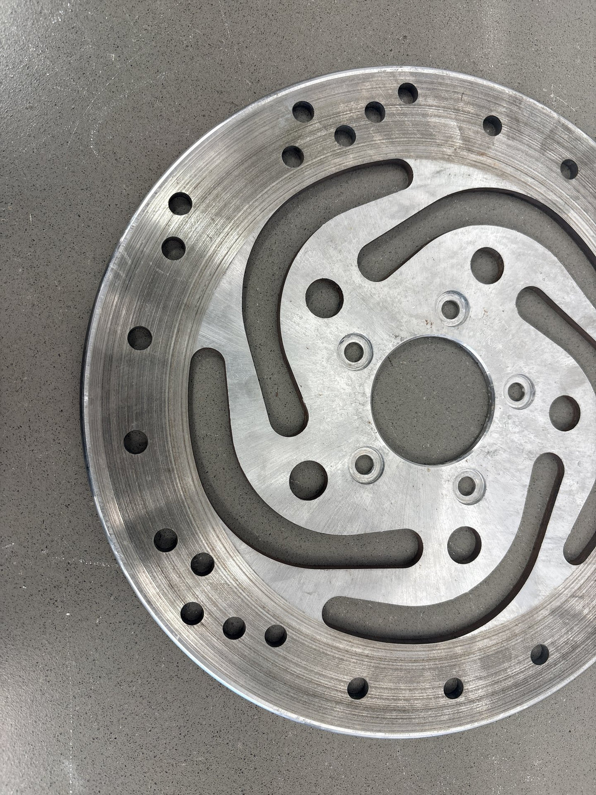 00-06 Harley Road King FLHR FLHRI FLHRCI Front Brake Rotor Pair Silver 44156-00
