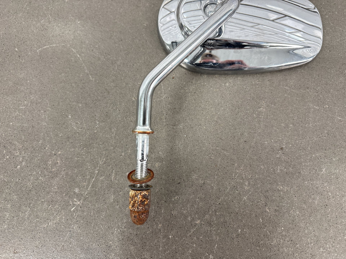 2006 Harley Dyna Super Glide FXDI Left Rear View Mirror Chrome OEM