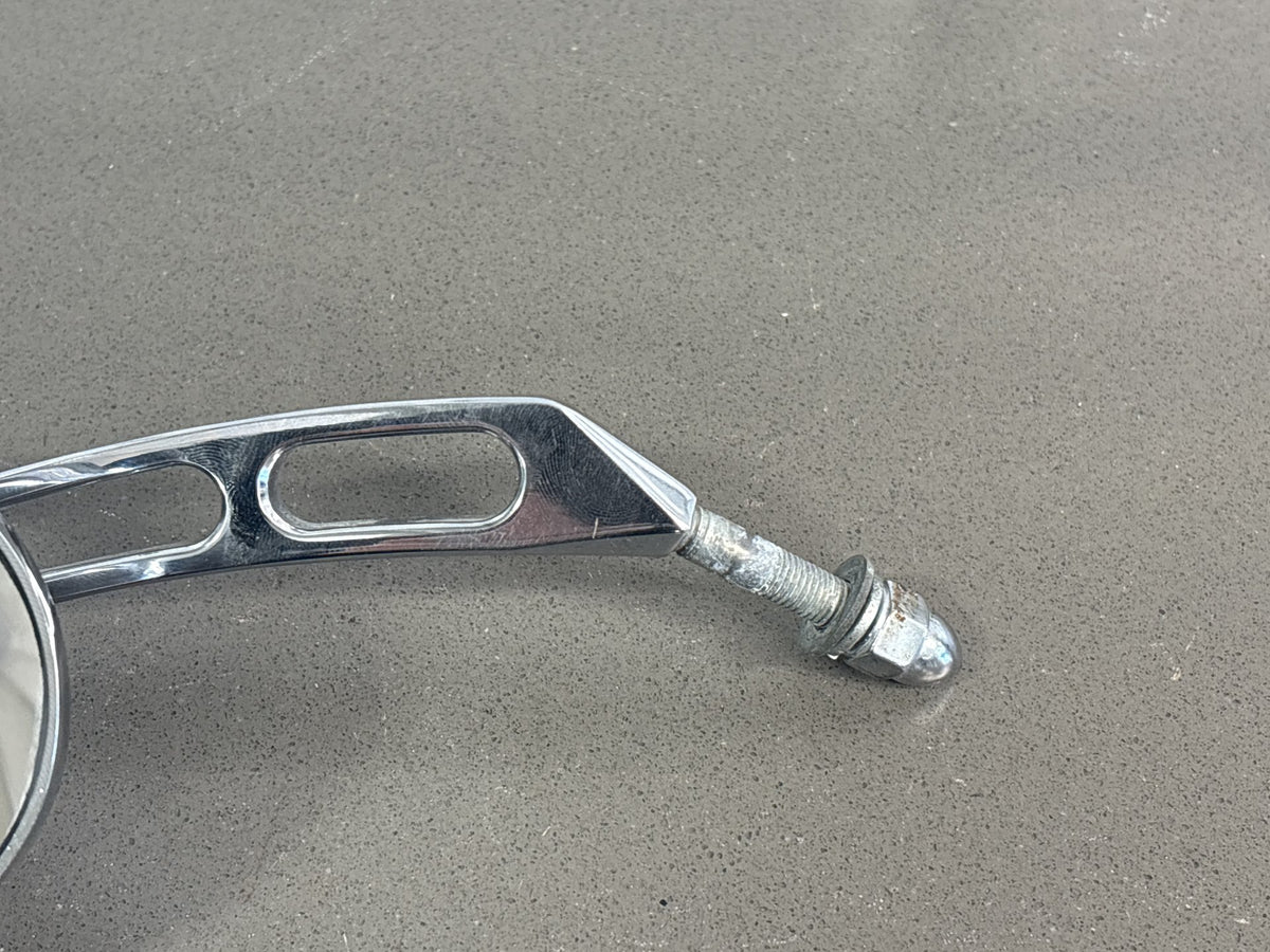1982-2026 Harley Left Slotted Stem Profile Custom Mirror Chrome OEM 91697-06A
