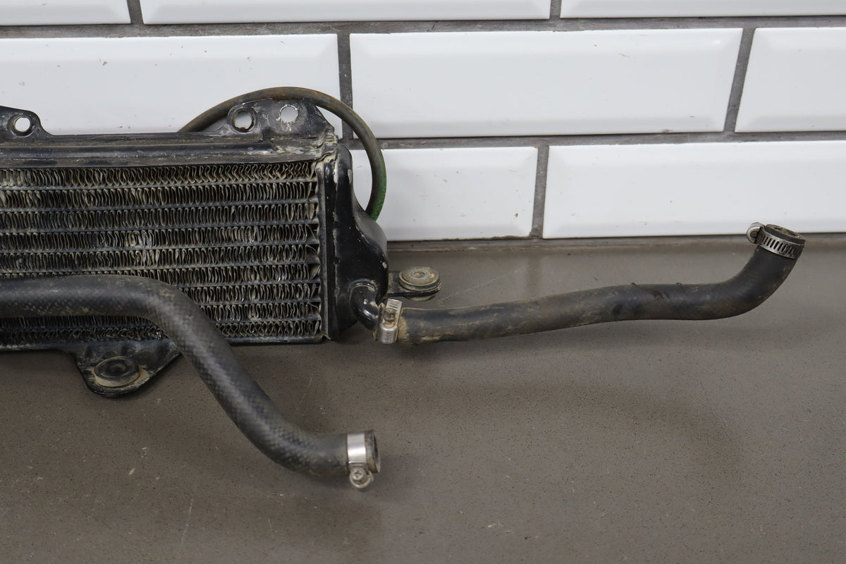 1990-1993 Kawasaki KX250 Left Right OEM Radiator Set with Hoses