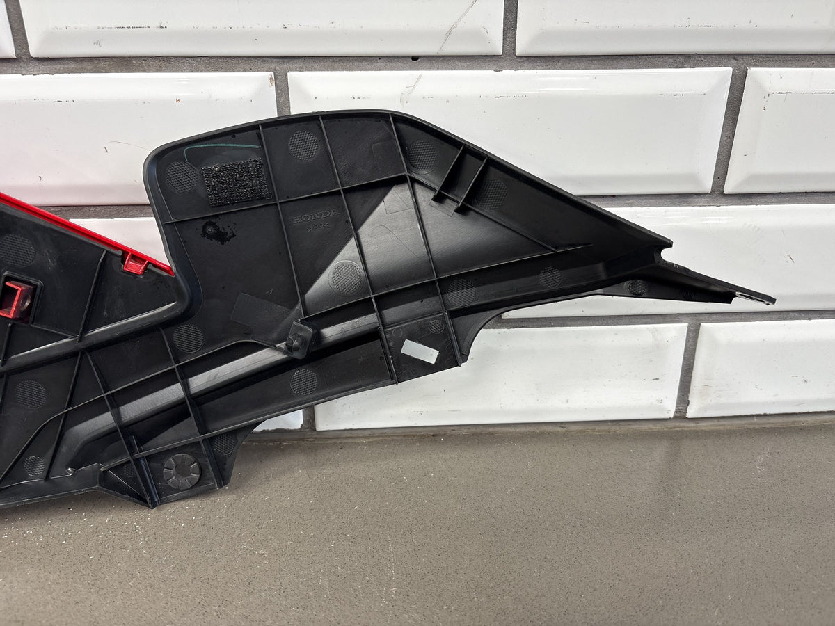 2017 Honda CBR300R Left Mid Side Fairing Panel Red OEM