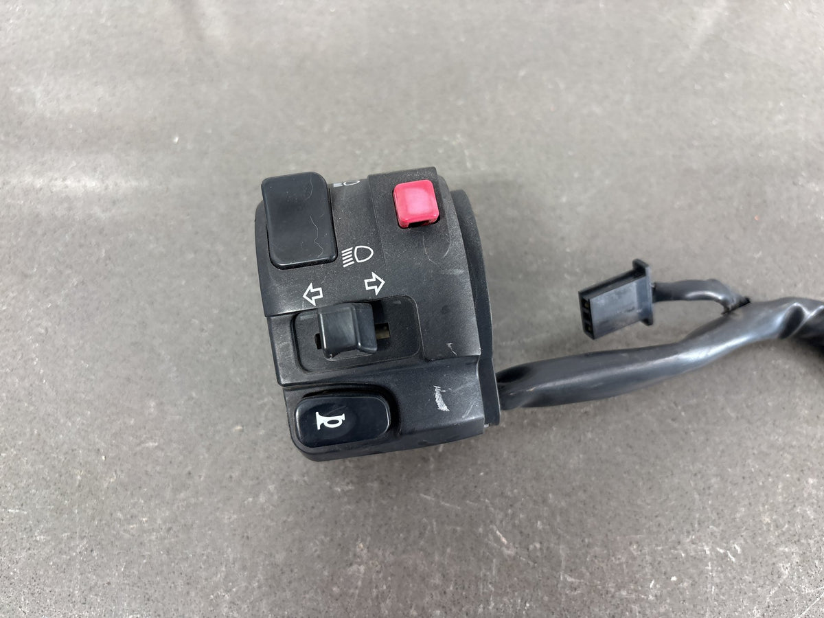 20-22 Kawasaki Ninja 650 EX650 Left Handlebar Switch Housing (Black) 46091-0489