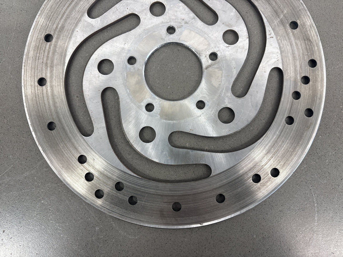 00-06 Harley Road King FLHR FLHRI FLHRCI Front Brake Rotor Pair Silver 44156-00