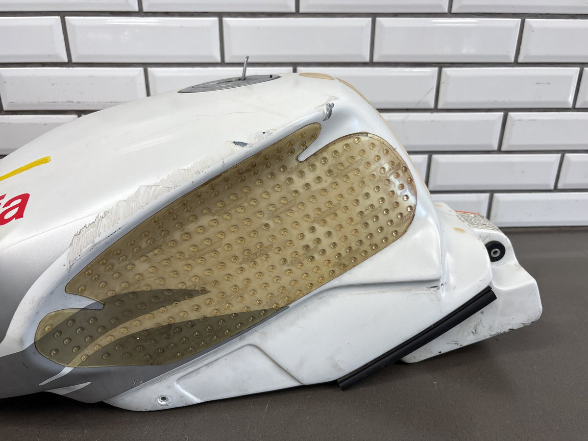 2004-2009 Aprilia RSV 1000 R RSV1000R Fuel Tank Gas Tank White OEM