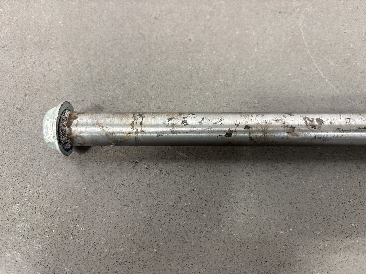 1990-1993 Kawasaki ZX-11 ZX1100C Swingarm Pivot Shaft With Nut OEM 33032-1157