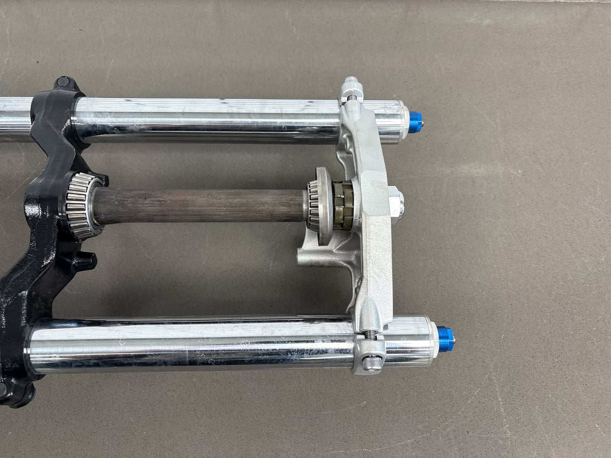 1999-2007 Yamaha YZF600R Front Forks Pair W Upper & Lower Triple Tree OEM