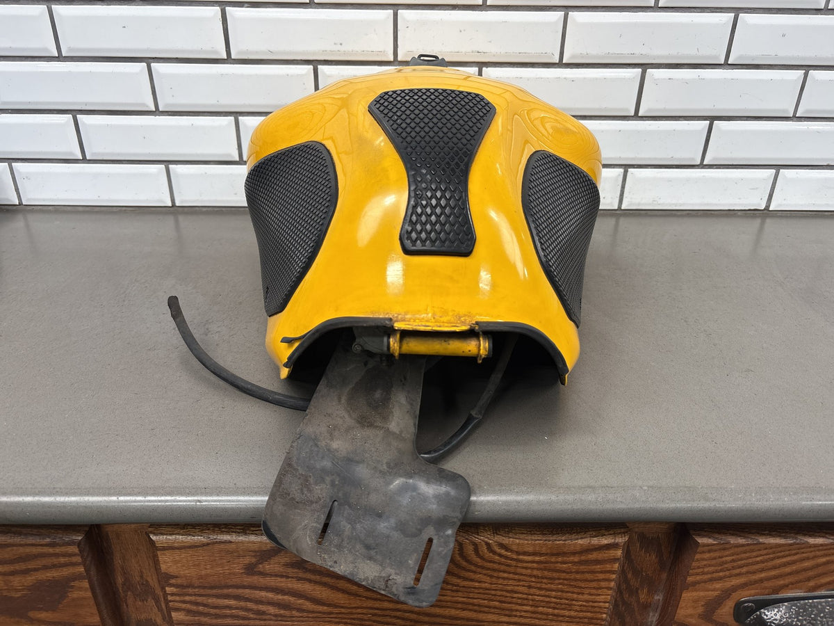 1999-2000 Honda Super Hawk VTR1000F Fuel Tank Yellow OEM 17520-MBB-A00ZB