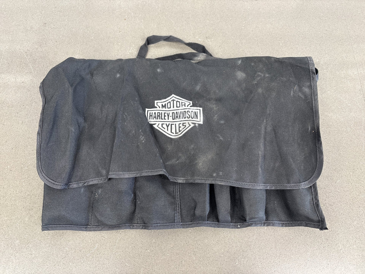 Roll-Up Tool Kit Bag With Tools - Harley Touring Softail Dyna Sportster 1999-Up
