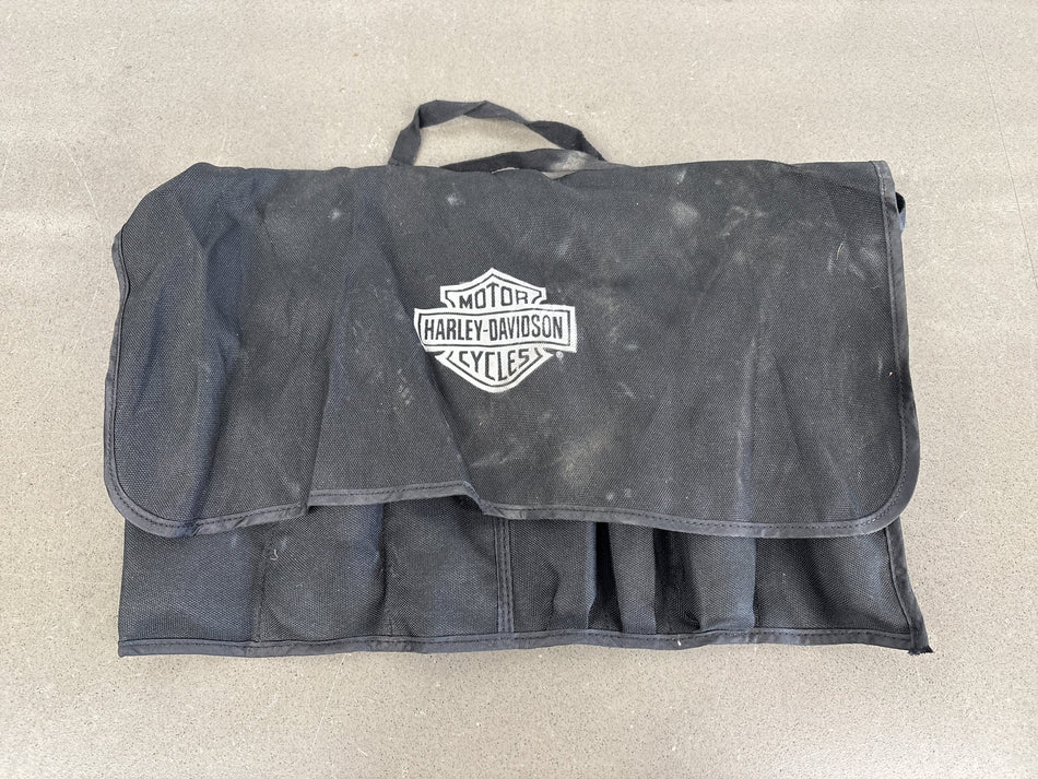 Roll-Up Tool Kit Bag With Tools - Harley Touring Softail Dyna Sportster 1999-Up