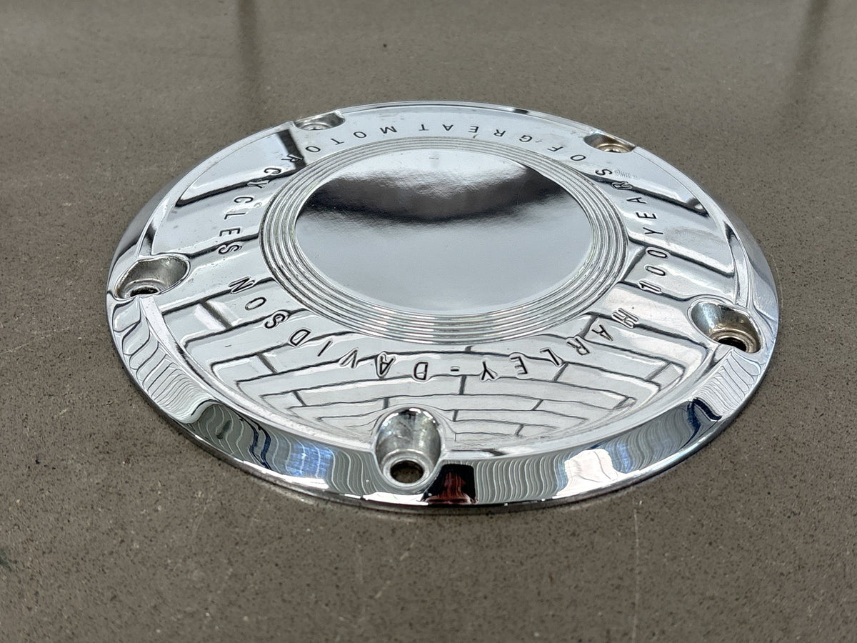 2003 Harley Road King FLHRCI 100th Anniversary Derby Cover Chrome OEM 60720-03