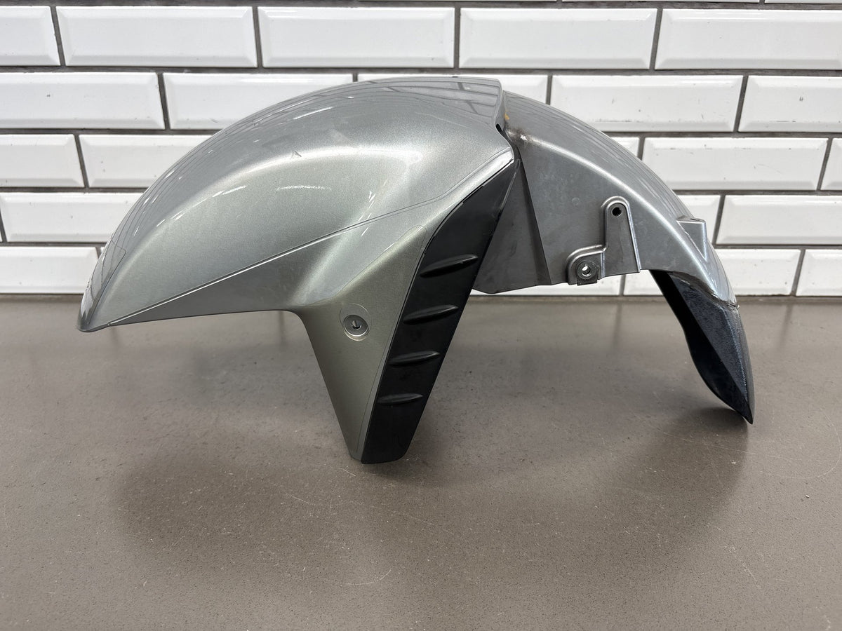 2010-2014 Kawasaki Concours 14 ZG1400 Front Fender Silver 35004-0155-17M