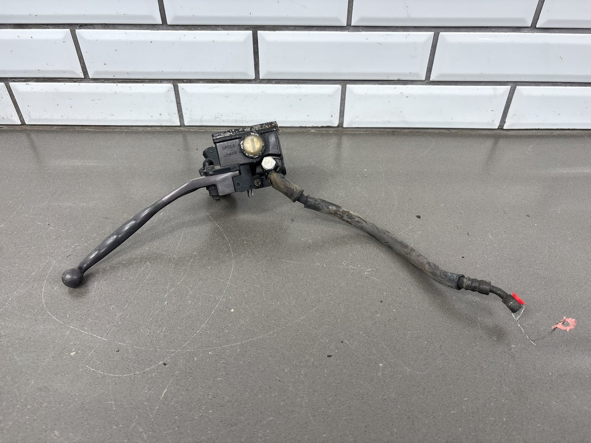 1983 Kawasaki GPZ750 ZX750A Front Brake Master Cylinder with Lines OEM