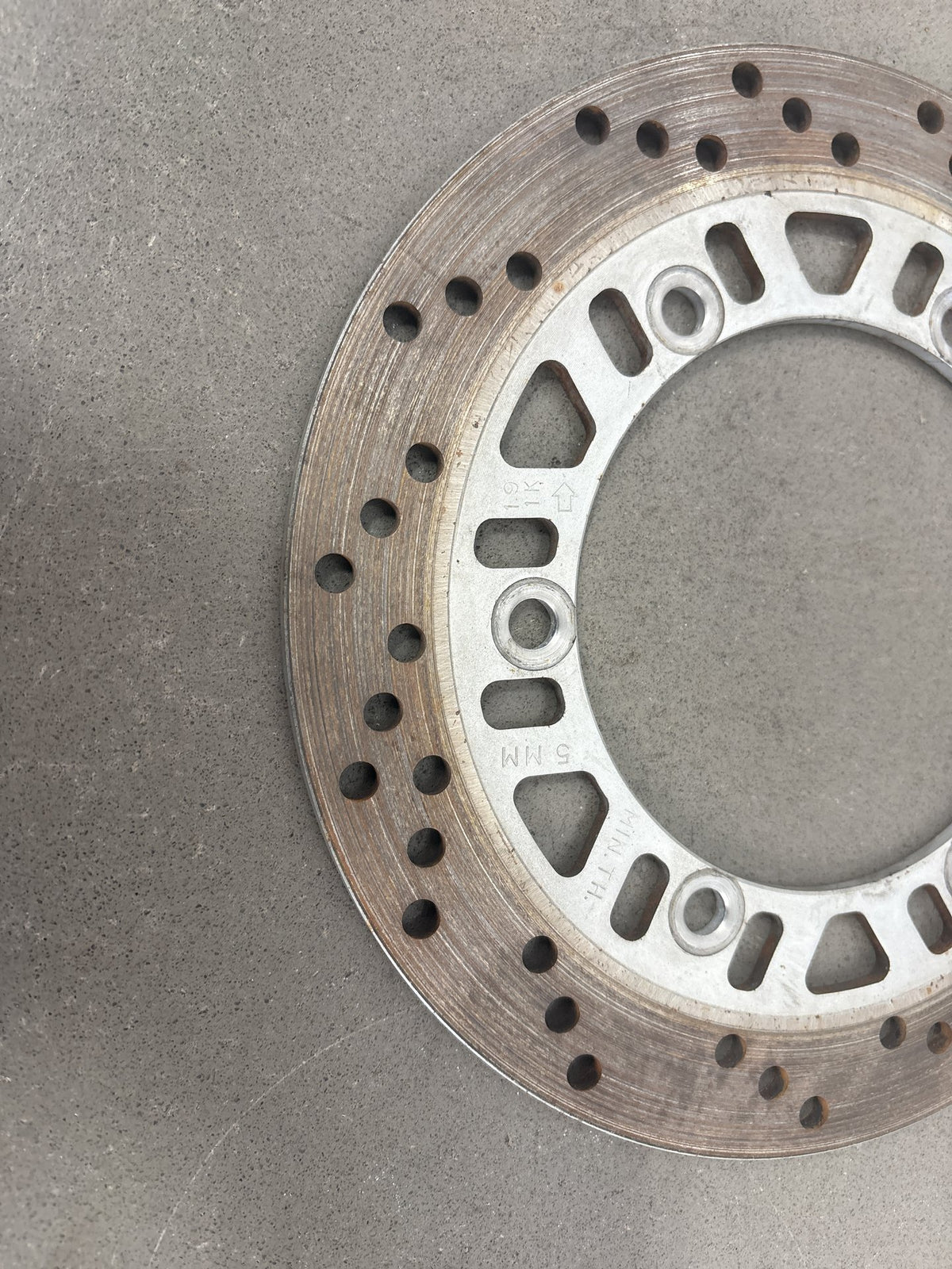 1990-1993 Kawasaki Ninja ZX-11 ZX1100C Rear Brake Rotor Disc OEM 41080-1219