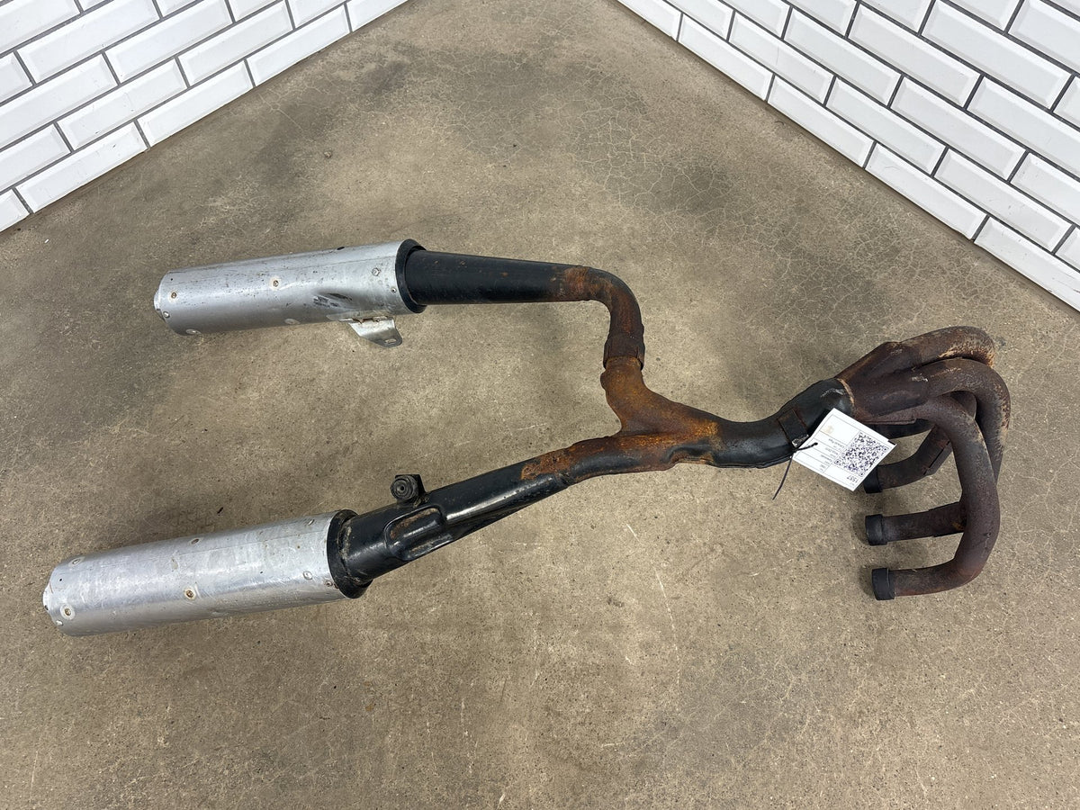 1990-1993 Kawasaki Ninja ZX11 Complete OEM Exhaust System Header Pipes