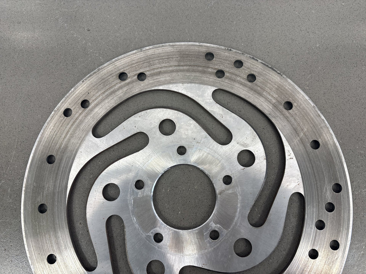 00-06 Harley Road King FLHR FLHRI FLHRCI Front Brake Rotor Pair Silver 44156-00